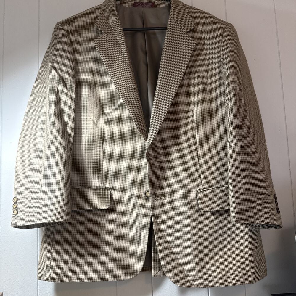 Cordovan & Grey Sport Coat Men 42S Corduroy Western Blazer 55563 S25